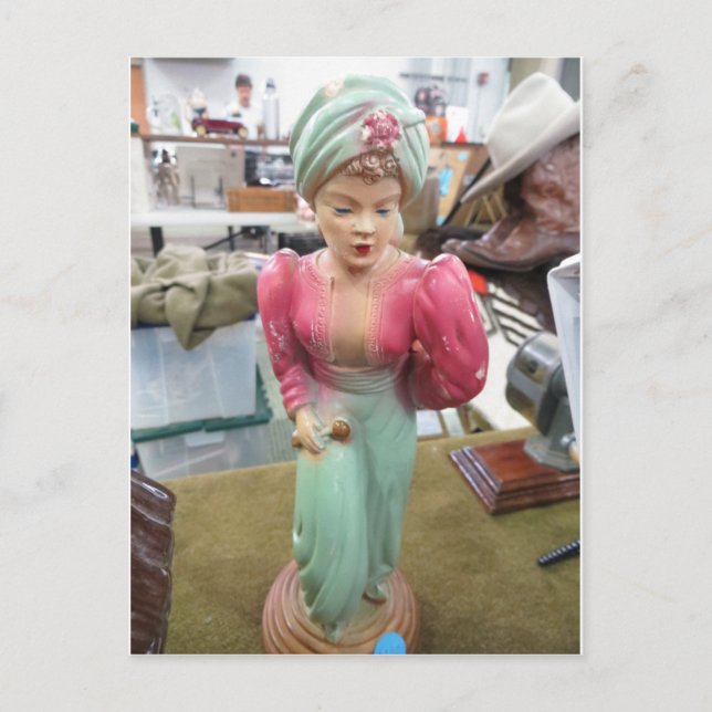Cartão Postal Lady Figurine (Frente)
