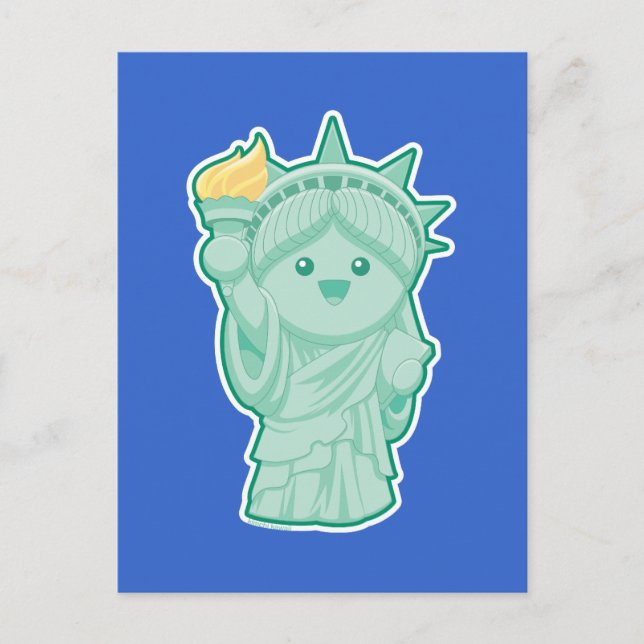 Cartão Postal Lady Liberty (Frente)