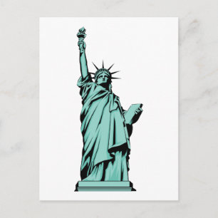 Cartão Postal Lady Liberty