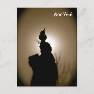 Cartão Postal Lady Liberty em toda sua glória