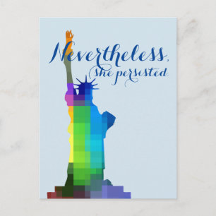 Cartão Postal Lady Liberty Persistente