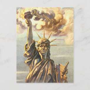 Cartão Postal Lady Liberty sem lei