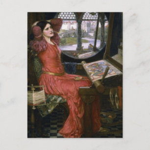 Cartão Postal Lady of Shalott da Waterhouse