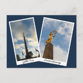 Cartão Postal Lady Ouro do Luxemburgo