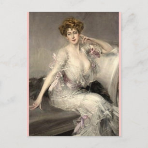 Cartão Postal Lady Portrait - Boldini