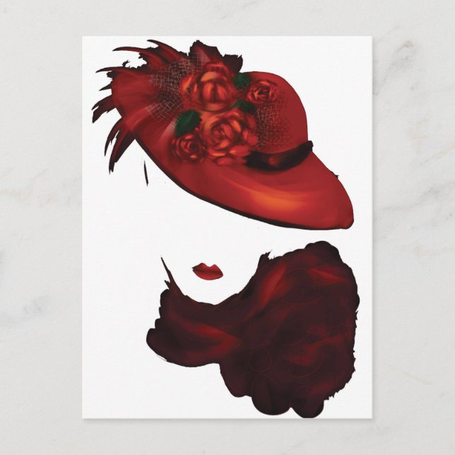 Cartão Postal Lady Scarlet (Frente)