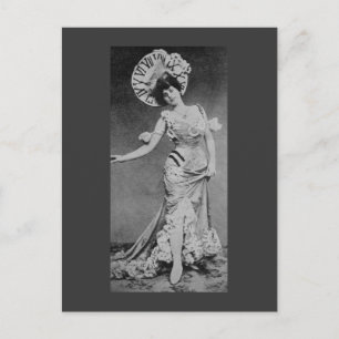 Cartão Postal Lady Time