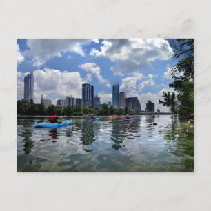 Cartão Postal Ladybird Lake Kayaks e Dog Park - Austin, Texas
