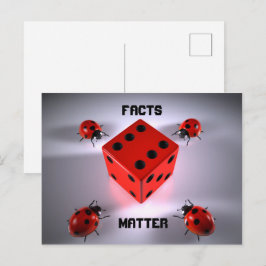 Cartão Postal Ladybug