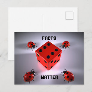 Cartão Postal Ladybug