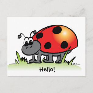 Cartão postal Ladybug
