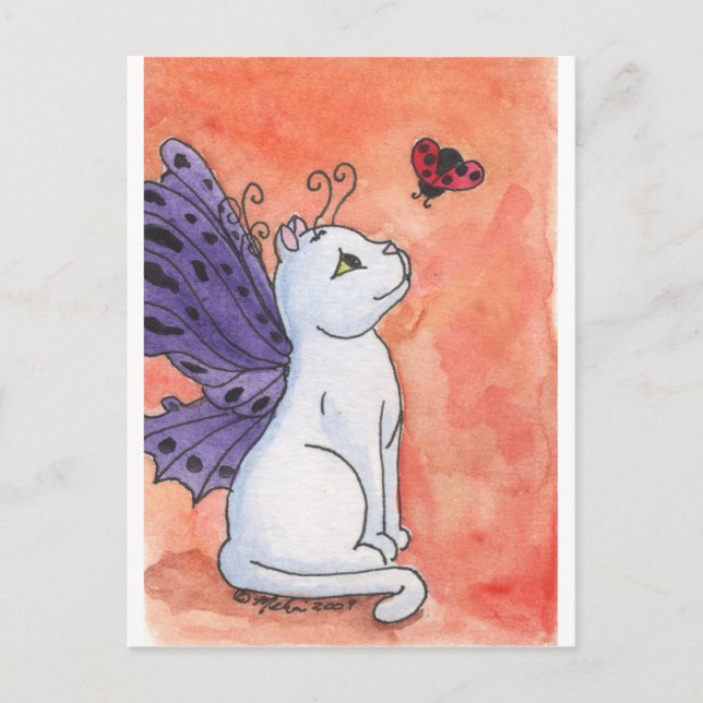 Cartão Postal Ladybug Friend (Frente)