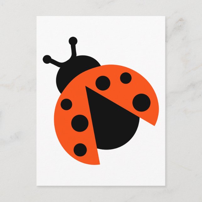 Cartão Postal Ladybug ladybird (Frente)