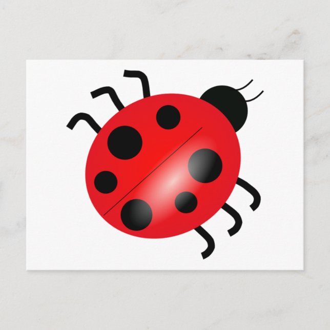 Cartão Postal Ladybug - Ladybird (Frente)