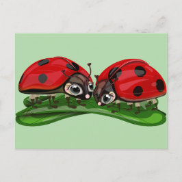 Cartão Postal Ladybugs 