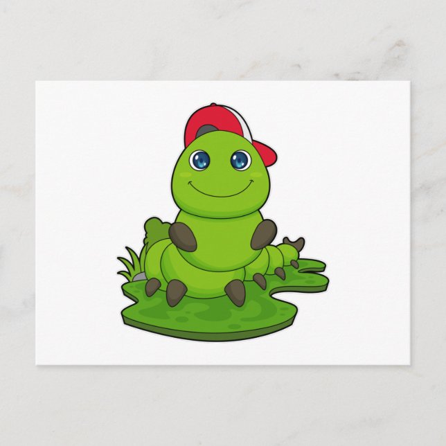 Cartão Postal Lagarta com Tampa (Frente)