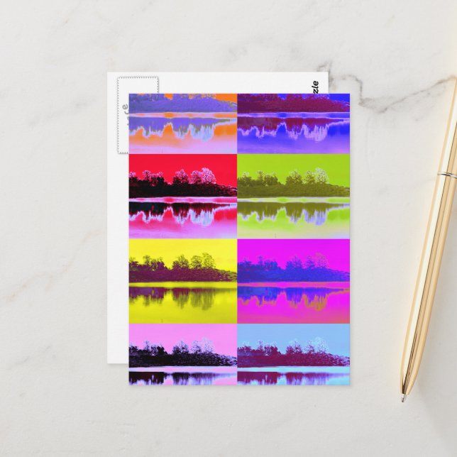 CARTÃO POSTAL LAGO (Frente/Verso In Situ)