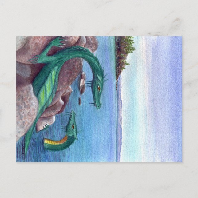 Cartão Postal lago (Frente)