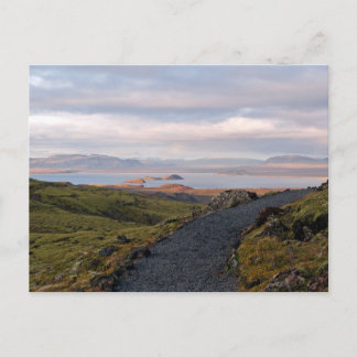 Cartão Postal Lago Þingvellir