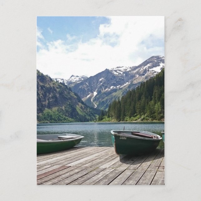 Cartão Postal Lago Alpino (Frente)