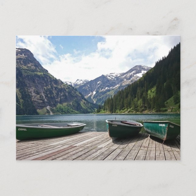 Cartão Postal Lago Alpino (Frente)