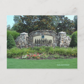 Cartão Postal Lago Arrohead Postercard 2