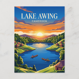 Cartão Postal Lago Awing Camarões