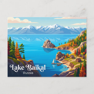 Cartão Postal Lago Baikal Rússia