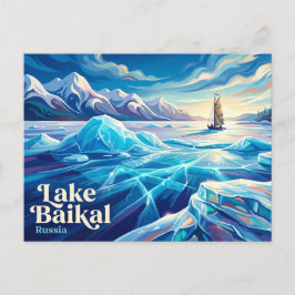 Cartão Postal Lago Baikal Rússia