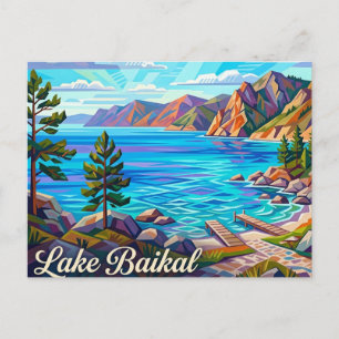 Cartão Postal Lago Baikal Rússia