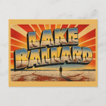 Lago Ballard WA Arte de Viagem Vintage