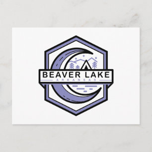 Cartão Postal lago beaver arkansas lua hexa