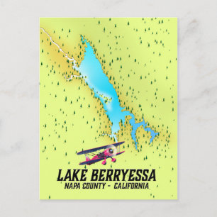 Cartão Postal lago berryessa Condado de Napa, Califórnia