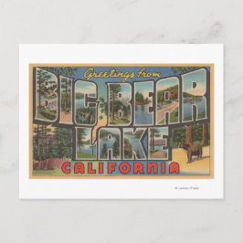 Cartão Postal Lago Big Bear, Califórnia - Cenas Grandes