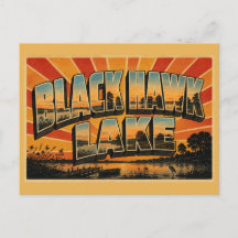 Lago Black Hawk Iowa Arte de Pradaria de Lago Glac