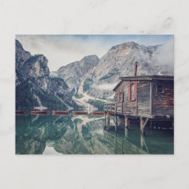Cartão Postal lago Braies