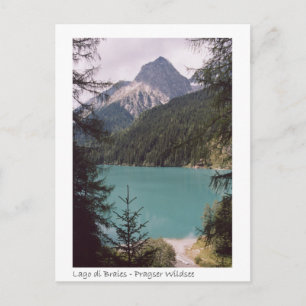 Cartão Postal Lago Braies