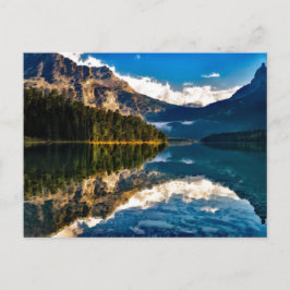 Cartão Postal Lago Canadense Surreal