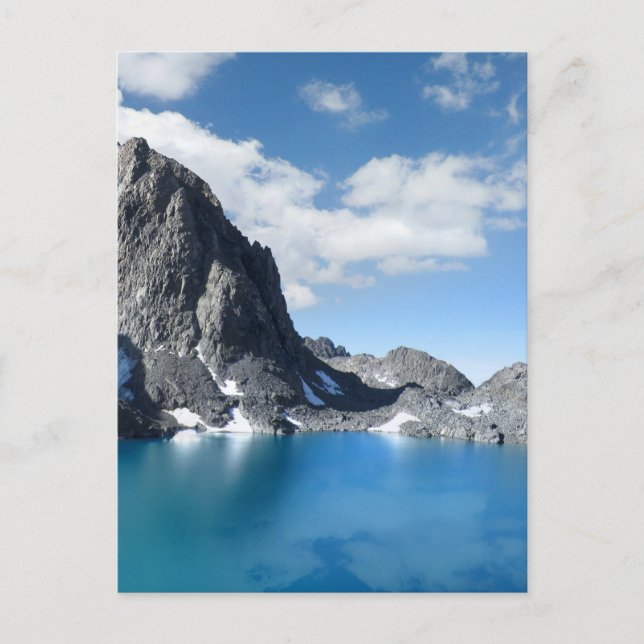 Cartão Postal Lago Catherine e Banner Pico 2 - Sierra Nevada (Frente)