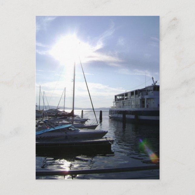 Cartão Postal Lago Champlain (Frente)