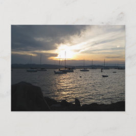 Cartão Postal Lago Champlain no Sunset