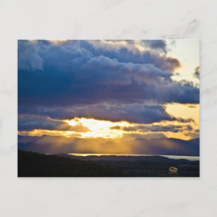 Cartão Postal Lago Champlain Vermont Sunset