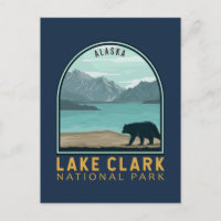 Lago Clark National Park Vintage Emblem