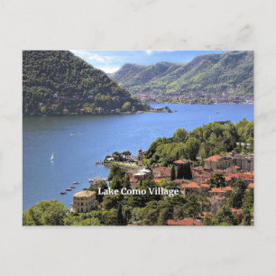 Cartão Postal Lago Como Village, fotografia cênica,