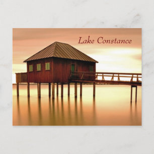 Cartão Postal Lago Constance perto de Bregenz em Vorarlberg