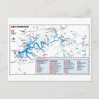 Cartão Postal Lago Cumberland