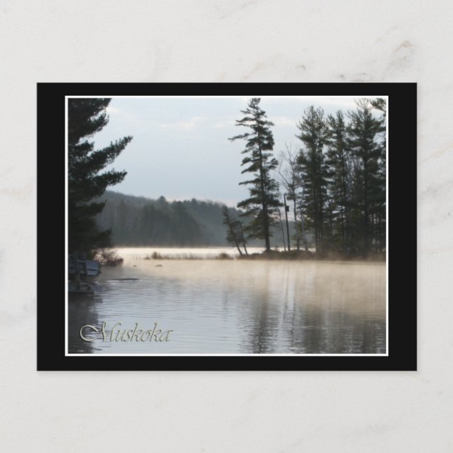 Cartão Postal Lago da névoa (Frente)