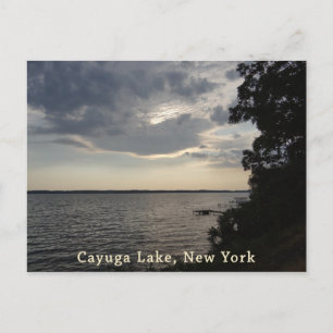 Cartão Postal Lago de Cayuga Sunset