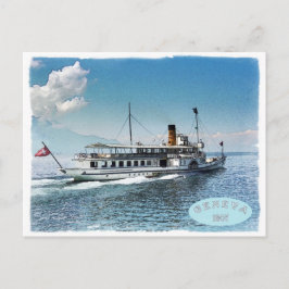 Cartão Postal Lago de Genebra