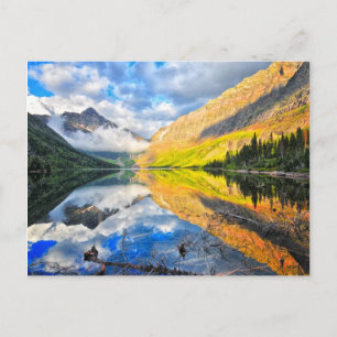 Cartão Postal Lago de Medicina Superior Dois em Sunrise